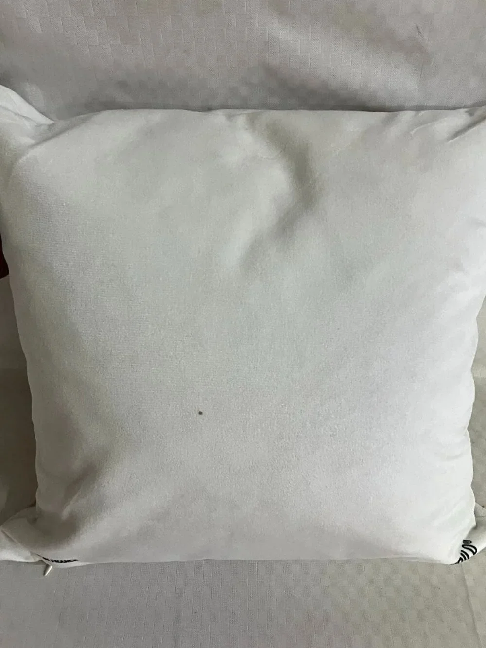 The Alpine Chalet Snowy Owl Throw Pillow 15x14in White Winter Lodge Decor